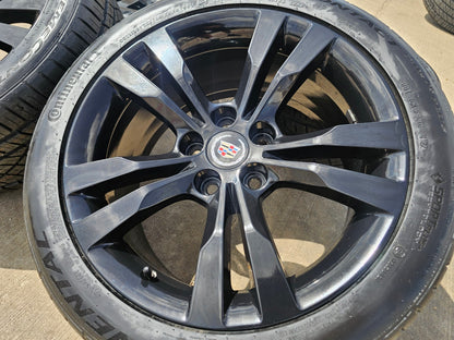 18" Cadillac CTS V wheels rims OEM black 4716 4717 4719 4720 SET CONTINENTAL NEW