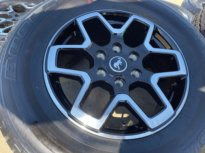 18" Ford Bronco wheels rims black 95213 Ranger SET 2024 2025 2026 2027 NEW