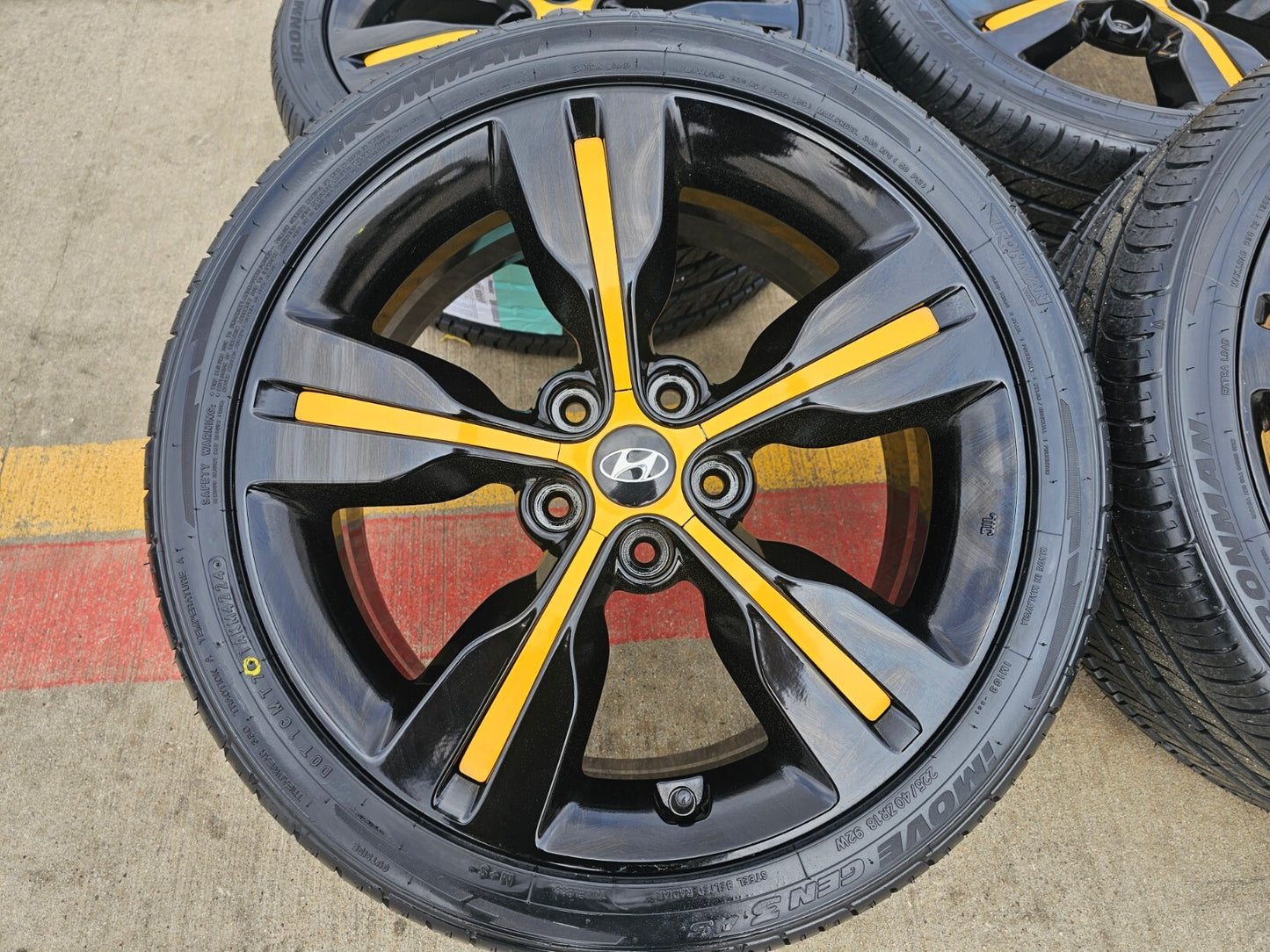 18" Hyundai Veloster K4 Sonata OEM wheel rims tires 70813 Tuscon Genesis NEW