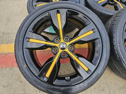 18" Hyundai Veloster K4 Sonata OEM wheel rims tires 70813 Tuscon Genesis NEW