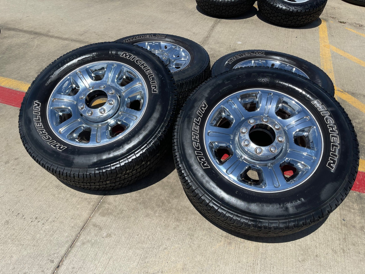 20" Ford F-250 F-350 OEM KING RANCH LARIAT 3892 chrome wheels rims tires SET