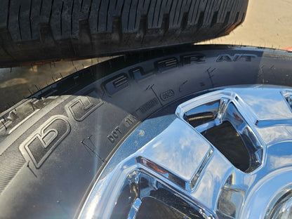 20" Ford F-250 F-350 OEM 10295 25085 10552 chrome wheels rims BRIDGESTONE NEW