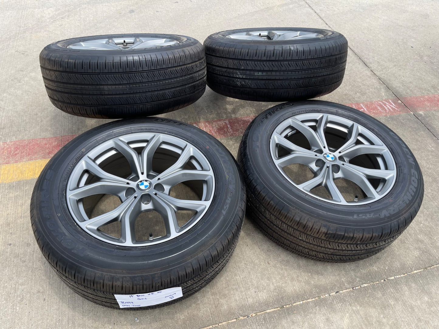 19" BMW X5 X6 X7 OEM 86458 Style 735 wheels rims SET FITS 2019-2027