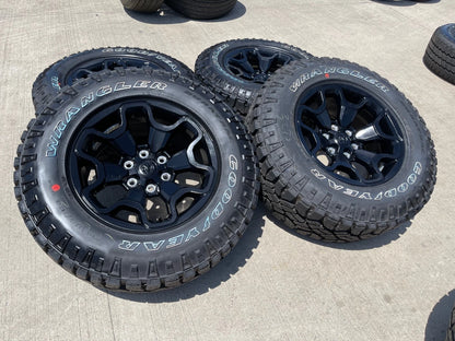 18" Dodge Ram 1500 TRX RHO Black OEM 66002 wheels rims DURATRAC 33" NEW
