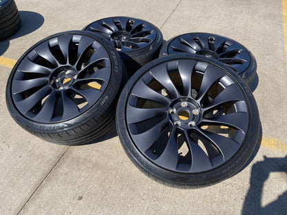 20" Tesla Model 3 OEM Uberturbine wheels rims tires 2021 2022 2023 2024 2025