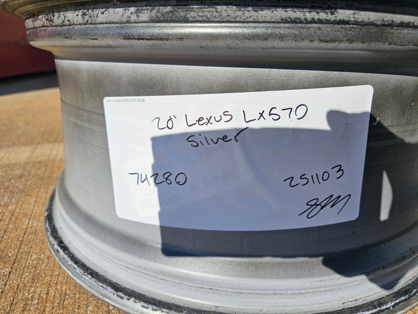 20" Lexus LX570 Toyota Land Cruiser OEM 74280 wheel rim spare