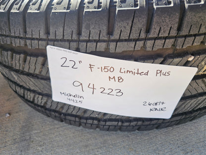 22" Ford F-150 LIMITED Plus OEM 94223 rims wheels SET Expedition MICHELIN