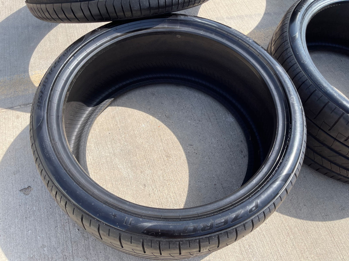 (2) 275/35/22 + (2) 315/30/22 Pirelli P Zero 107Y XL tires NEW TAKE OFFS