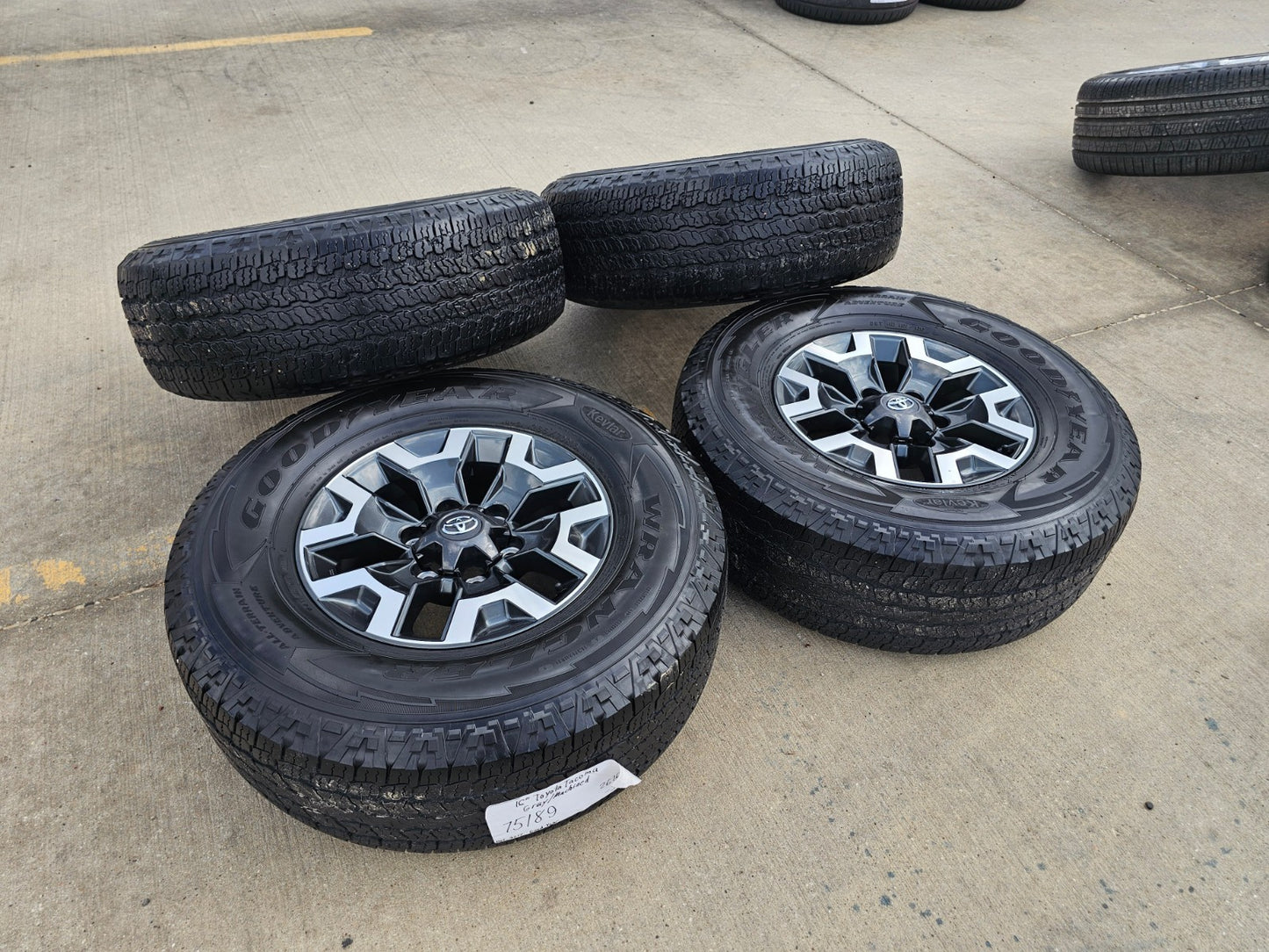 16" Toyota Tacoma TRD wheels rims SET 75189 OEM 4Runner FJ GOODYEAR