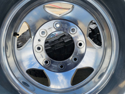 17" Chevy Silverado GMC Sierra 3500 Dually rims wheels OEM 5519 5520 TOYO 33"