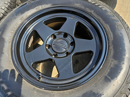17x8.5 17" Kansei KNP Chevy Silverado RAM Tacoma wheels rims 6x139 6x5.5 BFG