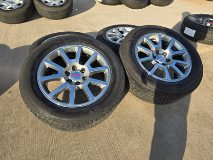 20" GMC Sierra Yukon DENALI OEM wheels rims 5699 5644 MICHELIN DEFENDER LTX M/S2