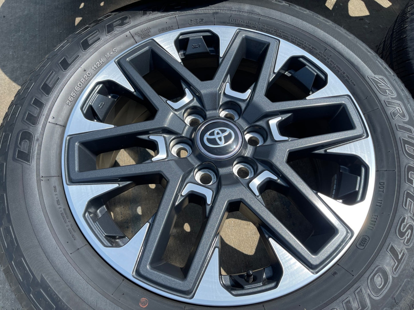 20" Toyota Tundra TRD wheels rims OEM TSS # 75276 95295 Sequoia SET BRIDGESTONE