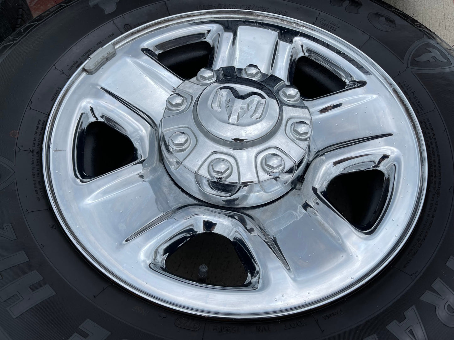 18" Dodge Ram 2500 3500 STEEL chrome OEM 2473 wheels rims 2023 2024 2025 2026