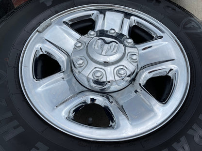 18" Dodge Ram 2500 3500 STEEL chrome OEM 2473 wheels rims 2023 2024 2025 2026