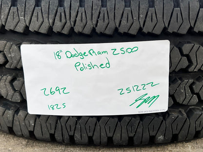 18" Ram 2500 3500 Laramie Power Wagon OEM wheels rims 2692 FIRESTONE A/T2 NEW