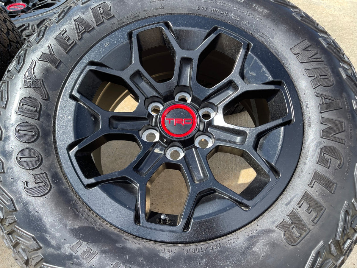 18" Toyota Tacoma 4Runner TRD OEM 95972 wheels rims SET 2025 2026 2027 GOODYEAR