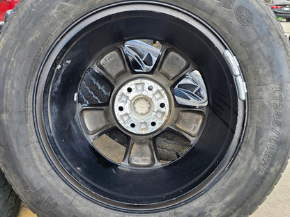 20" Dodge Ram 1500 OEM LIMITED Black 2676 2723 wheels rims FIRESTONE A/T