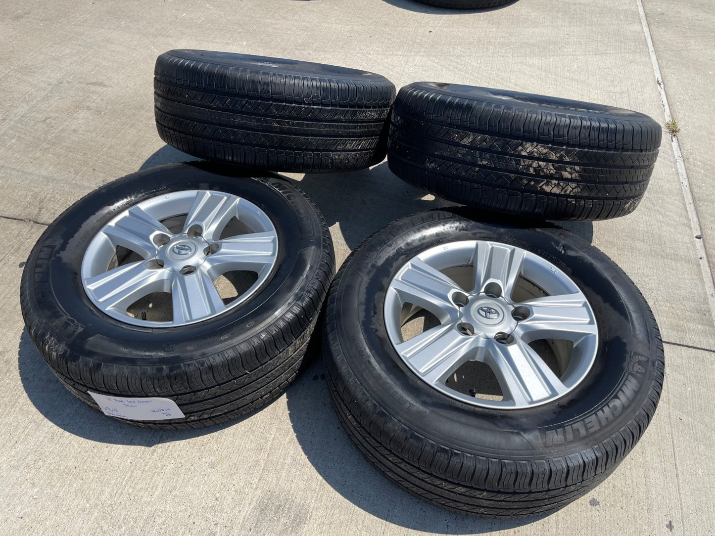 18" Toyota Land Cruiser Tundra Sequoia TRD OEM 69618 wheels rims 5x150 MICHELIN