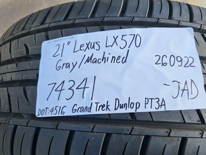 21" Lexus LX570 Toyota Land Cruiser OEM 74341 wheel rim tire 5x150 single spare