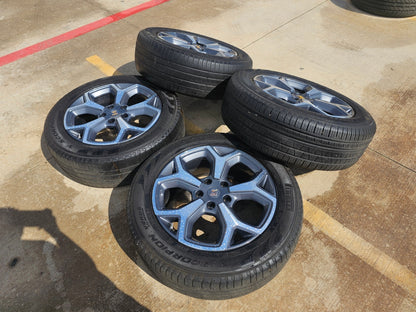 (4) 21" Rivian R1T R1S OEM wheels rims tires 2022 2023 2024 2025 2026 2027 SET