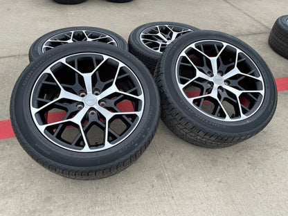 21" Jeep Grand Cherokee L OEM wheels rims 9291 Durango tires SET CONTINENTAL NEW