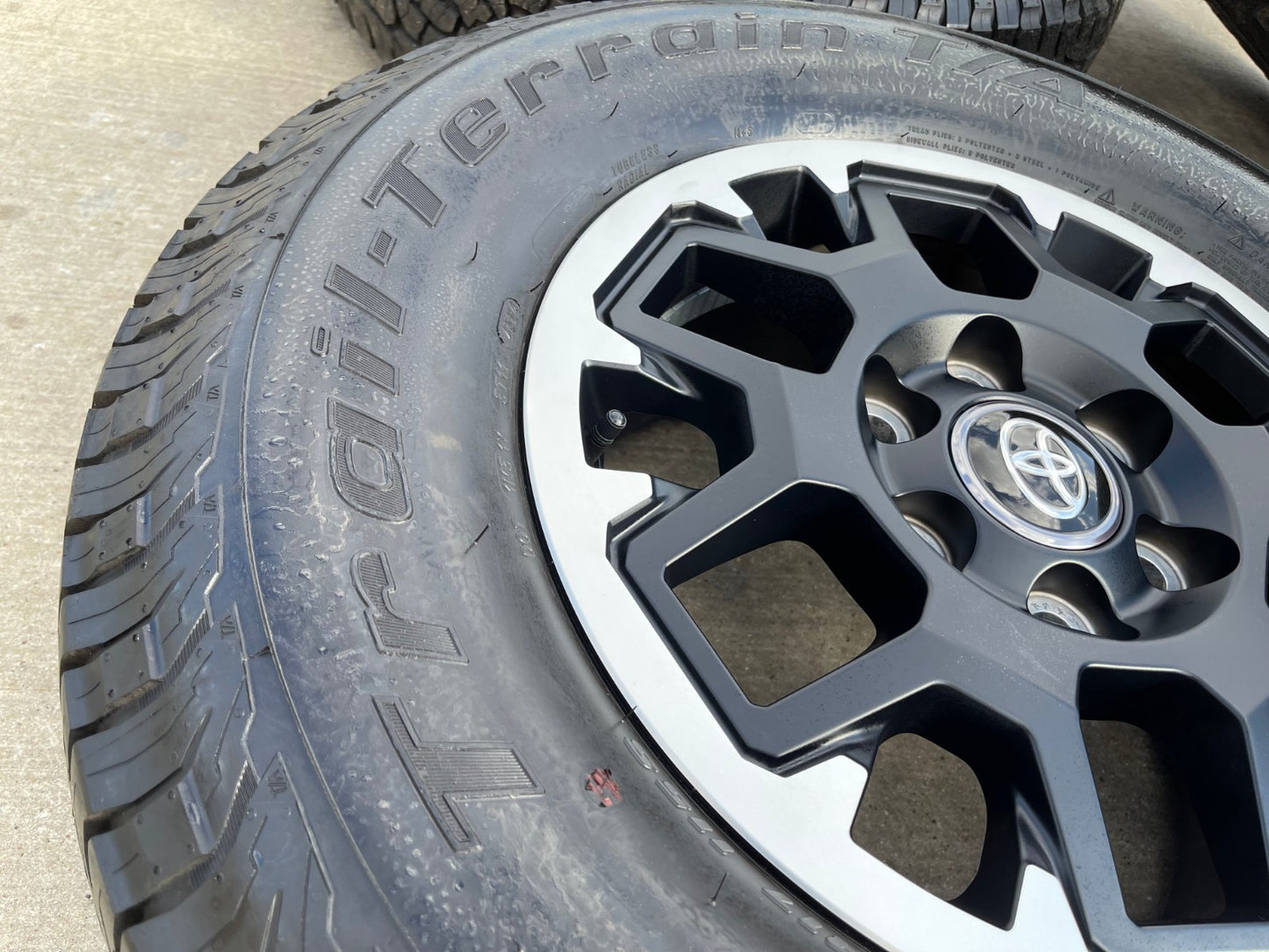 17" Toyota Tacoma 4Runner TRD OEM 10638 wheels rims 2024 2025 2026 2027 BFG NEW
