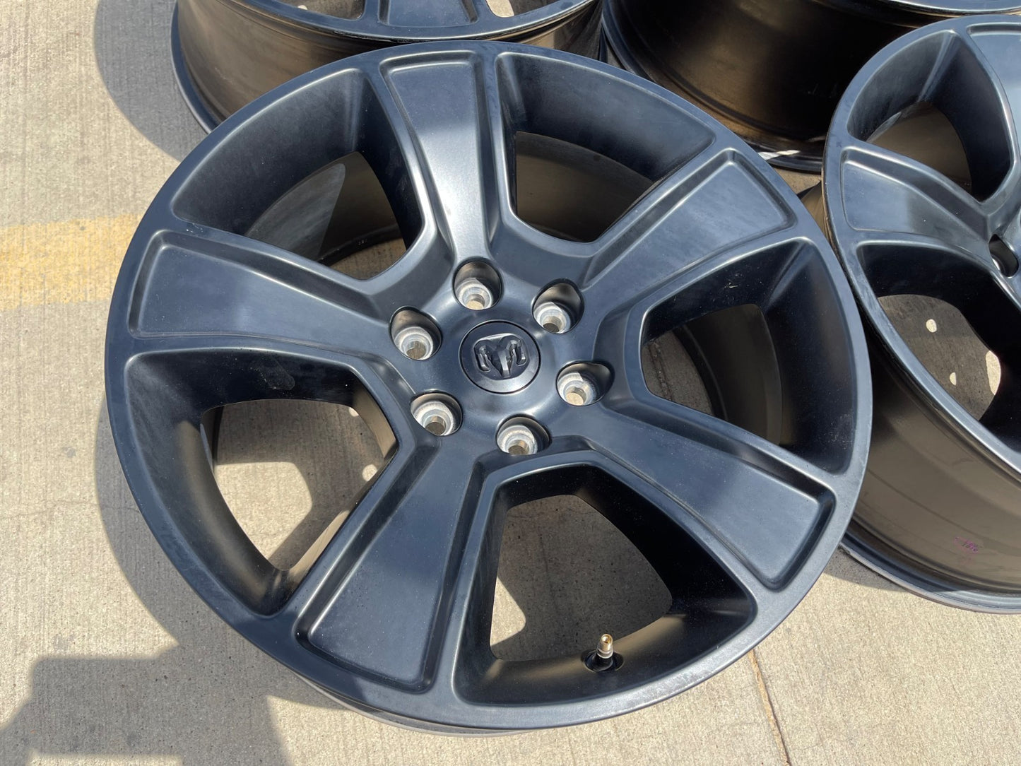 20" Dodge Ram 1500 OEM LIMITED Black 2676 2723 wheels rims 2023 2024 2025 SET