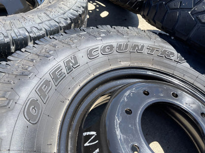 17" Dodge Ram 3500 Dually Laramie 8x200 wheels rims 2703 2704 OEM tires 35"