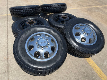 17" American Racing AR204 Dodge Ram 3500 DUALLY OEM wheels rims 8x165 8x6.5 NEW