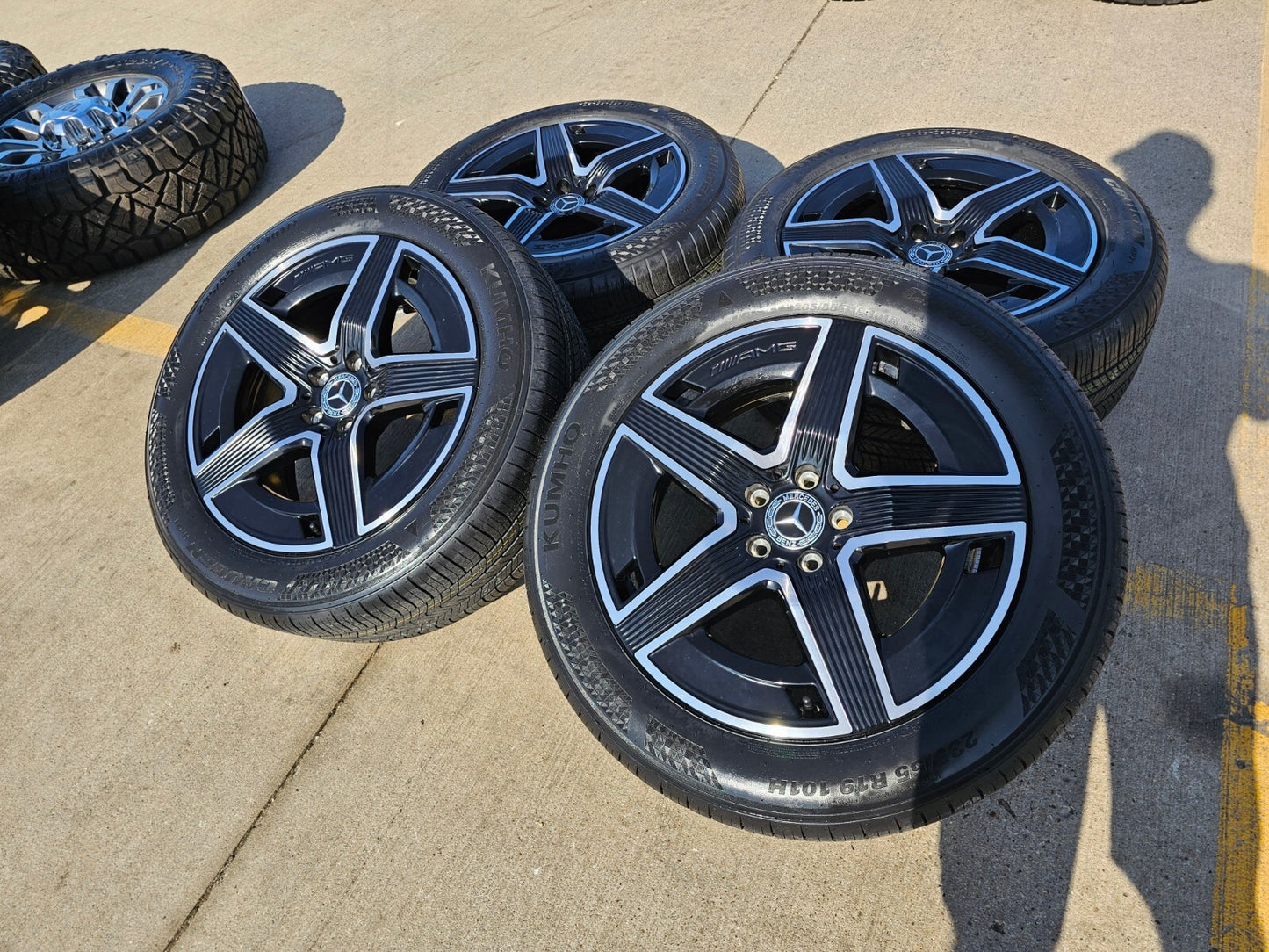 19" Mercedes GLC300 AMG C E S Class OEM 85911 85912 wheels rims tires NEW
