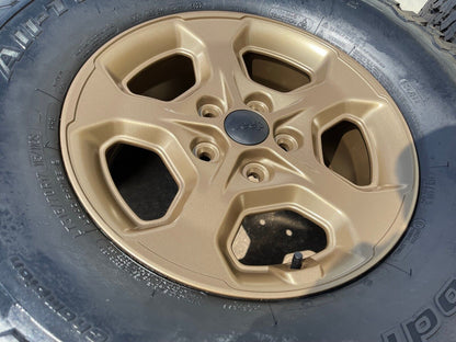 17" Jeep Gladiator RUBICON OEM wheels rims BRONZE Wrangler 9236 NEW 35" BFG