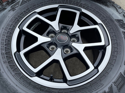 17" Jeep Wrangler Rubicon OEM 95730 9327 wheels rims Gladiator FALKEN A/T 33"