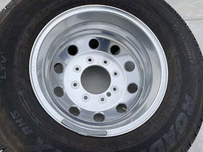 (1) 17" Dodge Ram 3500 Dually Laramie 8x200 REAR wheel rim 2702 OEM tire NEXEN