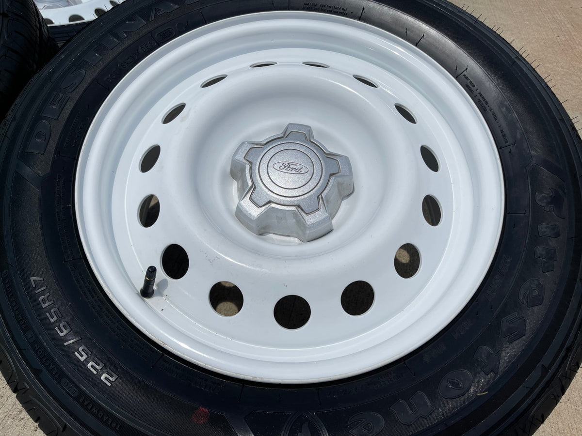 17" Ford Maverick Bronco Sport WHITE rims wheels 10415 OEM SET NEW