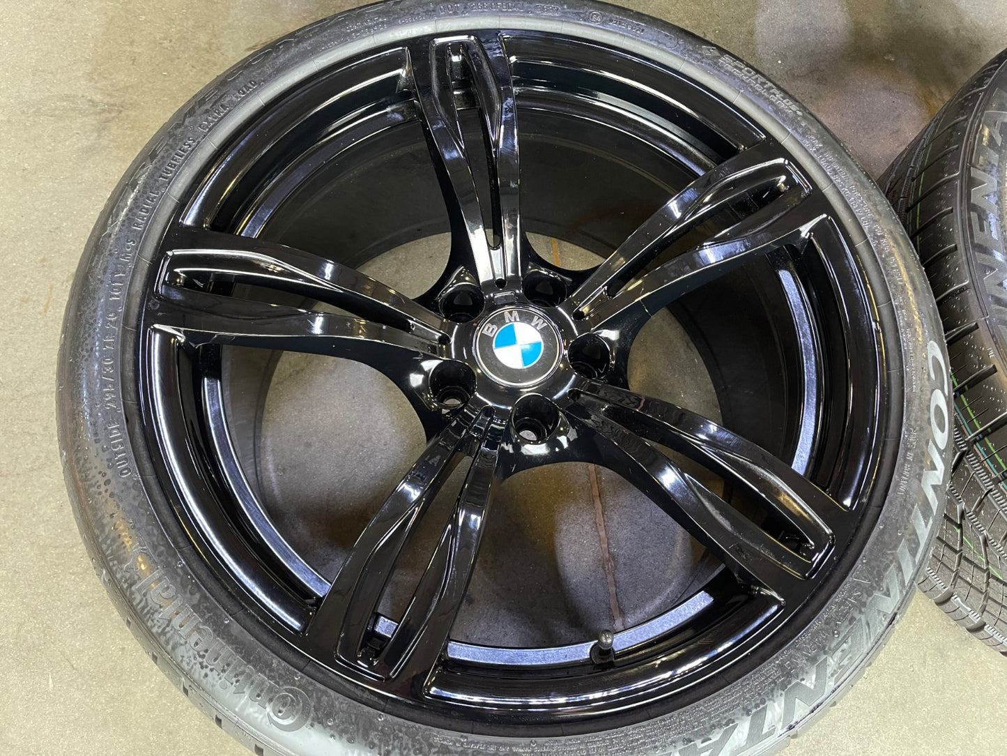 20" BMW M6 M5 OEM 71577 71578 wheels rims 5x120 Style 343 CONTINENTAL NEW