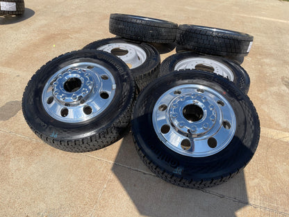 19.5" Ford F-450 Dually F-550 rims wheels RAM 4500 OEM 10x225 2026 2027 SET NEW
