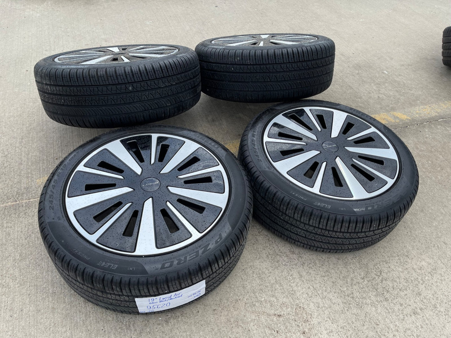 19" Lucid Air OEM Grand Touring 95620 OEM wheels rims 2025 2026 2027 PIRELLI