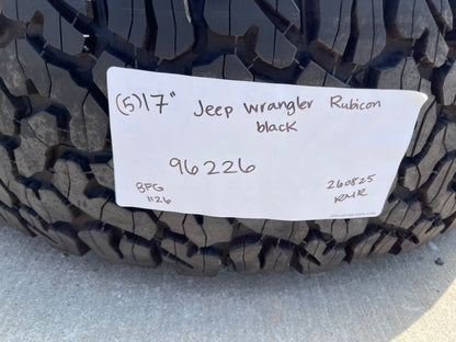 (4) 17" Jeep Wrangler Rubicon OEM 96226 wheels rims Gladiator BFG KO2 37" NEW