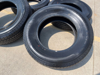 (4) 245/75/18 Yokohama Geolander X-CV tires 245/75R18 112T TAKE OFFS SET NEW