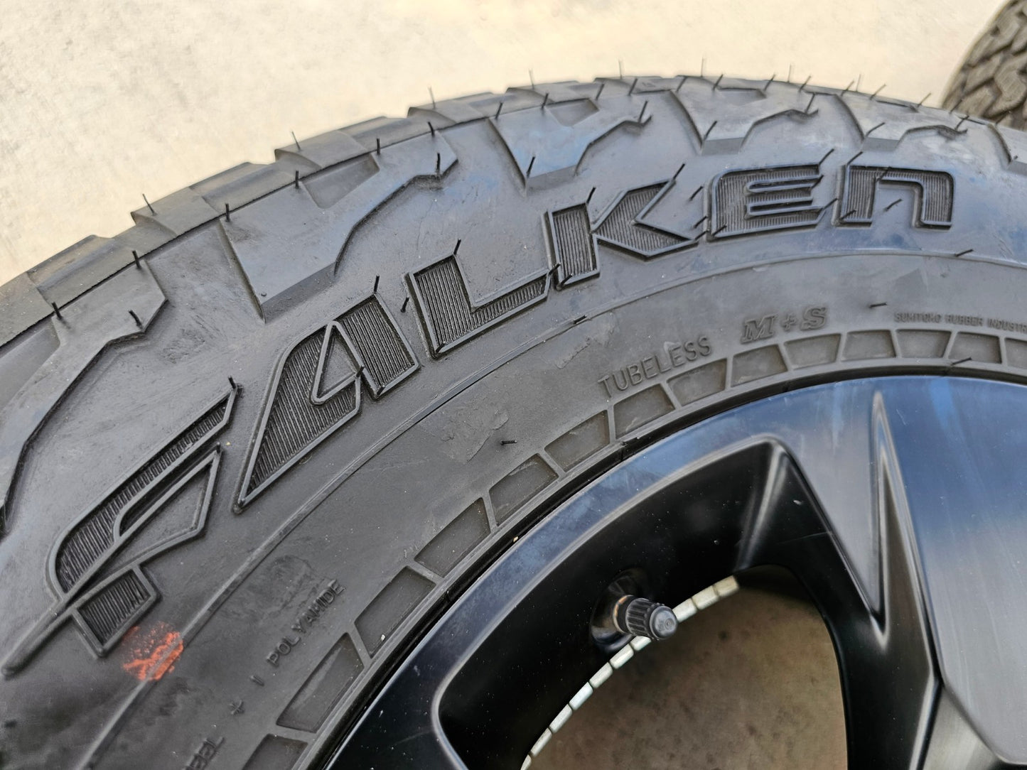 18" Ram 1500 OEM 2669 wheels rims black 2022 2023 2024 2025 2026 FALKEN A/T3