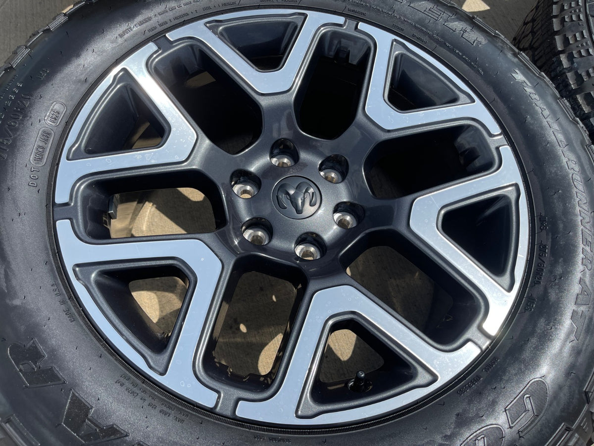 20" Dodge Ram 1500 OEM 94059 Laramie wheels rims 68583860AA 2024 2025 2026 SET