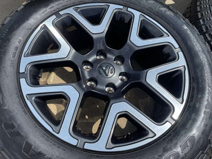20" Dodge Ram 1500 OEM 94059 Laramie wheels rims 68583860AA 2024 2025 2026 SET
