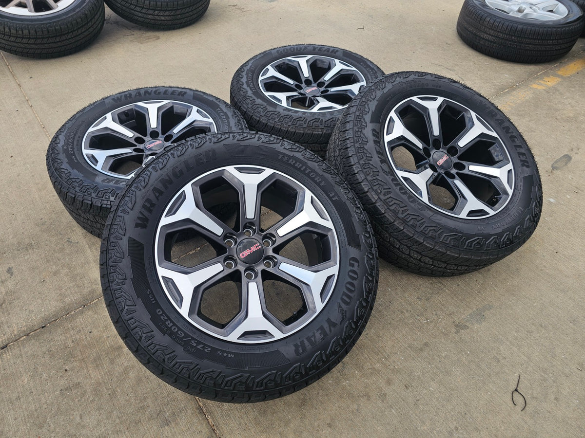 20" GMC Sierra AT4X Canyon Chevy Silverado OEM wheels rims 2025 2026 2027 NEW