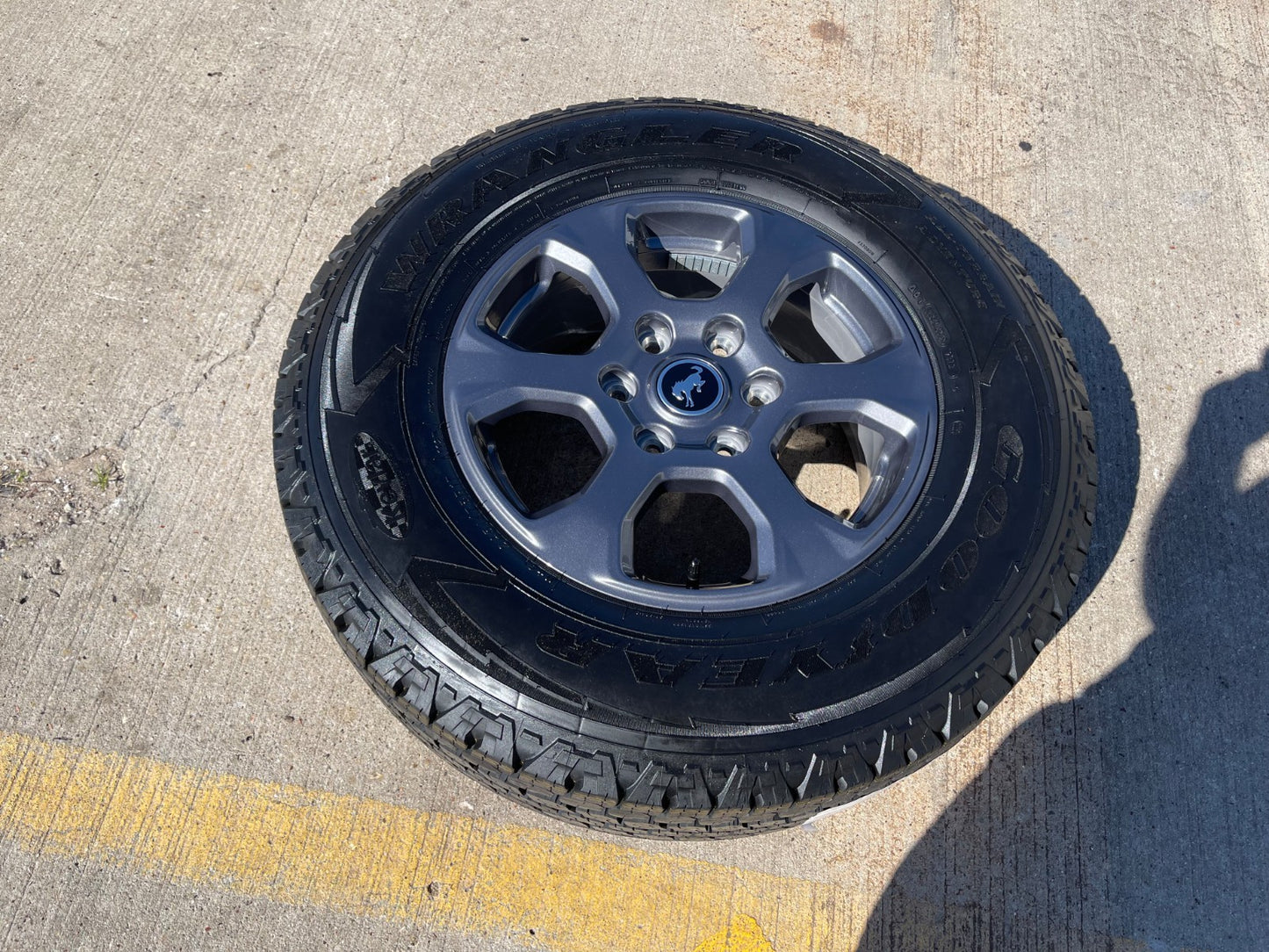 17" Ford Bronco wheel rim SPARE 10384 OEM Ranger 2023 2024 2025 GOODYEAR