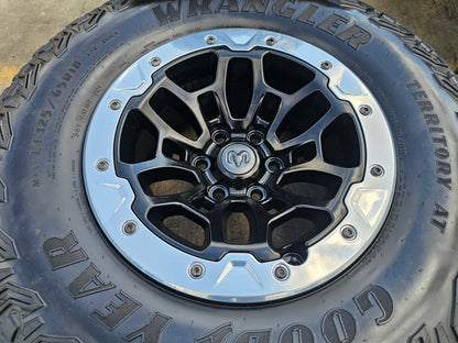 18" Dodge Ram 1500 TRX Beadlock OEM 2735 RHO wheels rims SET 2024 2025 2026