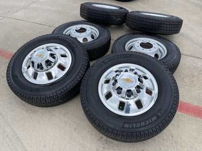 18" Chevy Silverado 3500 Dually rims wheels OEM GMC Sierra 8x210 2024 2025 NEW