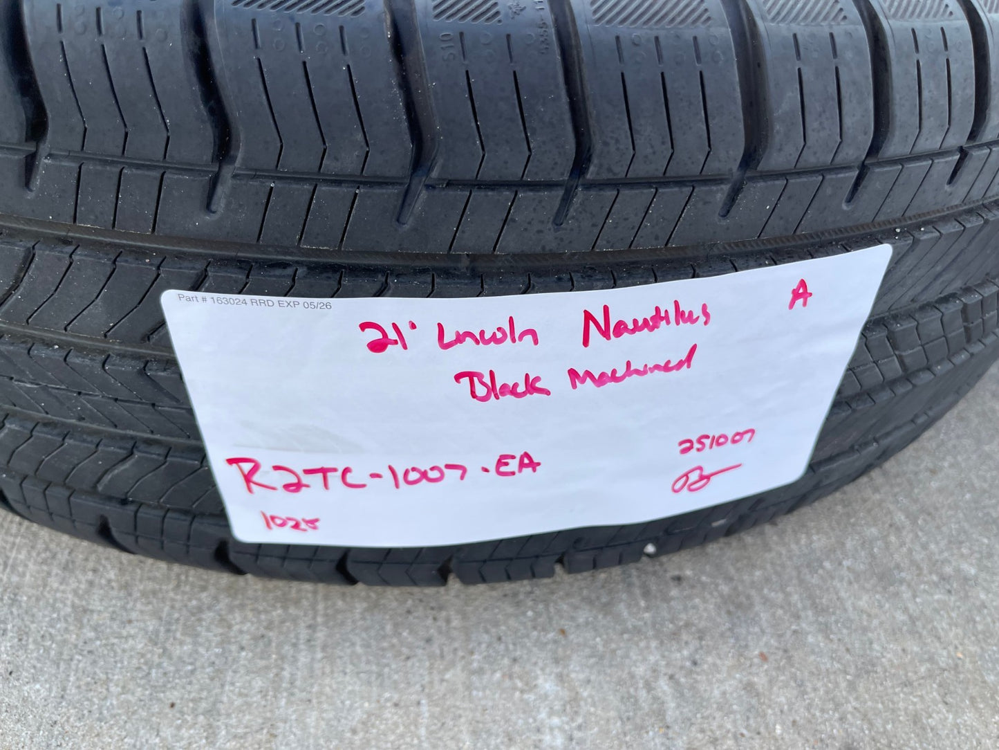 21" Lincoln Nautilus Black Label OEM 10563 rims wheels 2025 2026 NEW MICHELIN