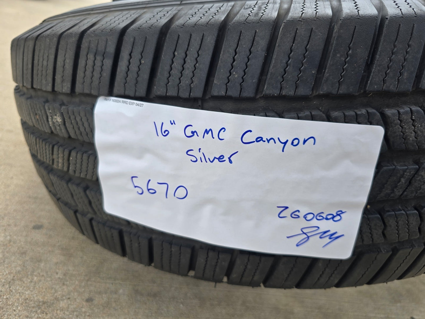 16" GMC Canyon Chevy Colorado Z71 OEM wheels rims SET RIM# 5670 FITS 2015-2022