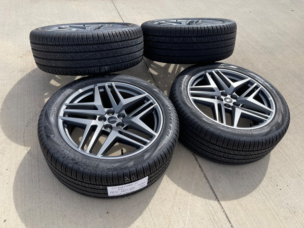 21" Ford Explorer ST OEM rims wheels Lincoln Aviator 2025 2026 2027 PIRELLI NEW